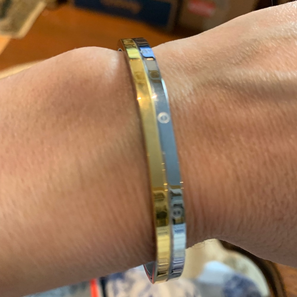 Stainless steel 2 tone bracelet